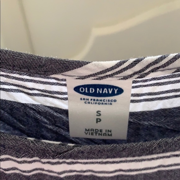 blue and white striped tank ! - Picture 3 of 3